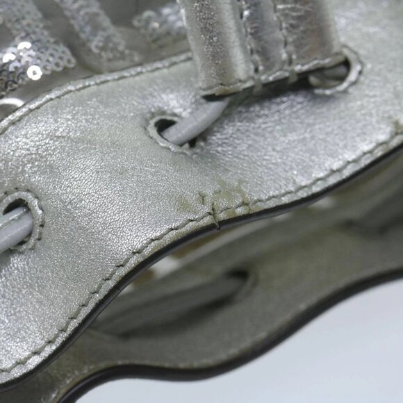 FENDI Zucca Canvas Montrezor Shoulder Bag Silver - Picture 6 of 16